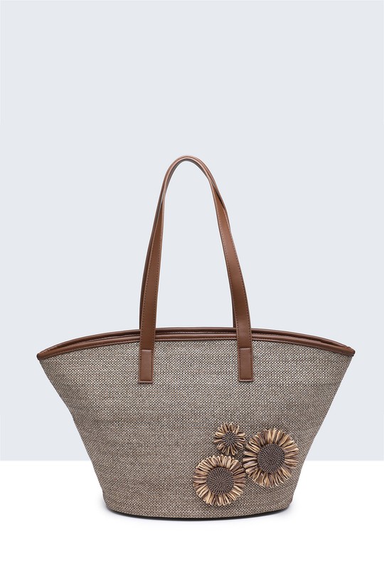 Handbags Bags Beige A&E 29003-BV Efashion Paris