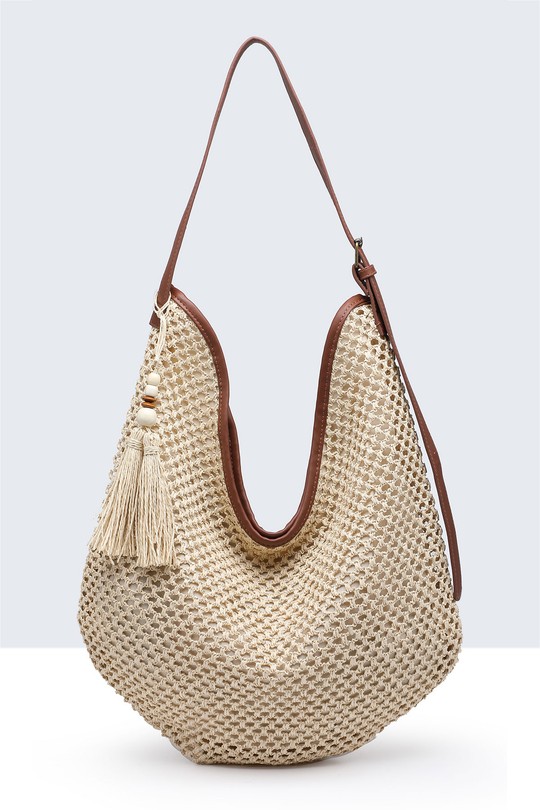 Sacs à bandoulière Maroquinerie Beige A&E 8878-BV Efashion Paris