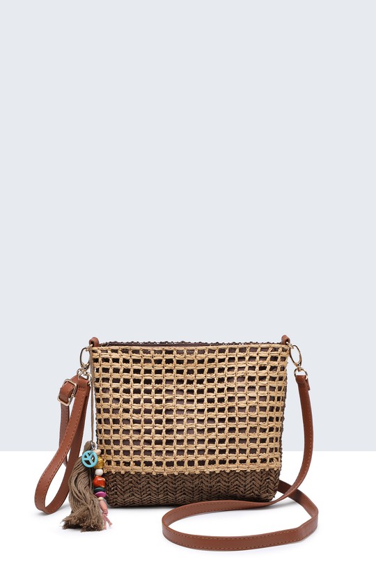 Sacs à bandoulière Maroquinerie Beige/marron A&E G8881-BV Efashion Paris