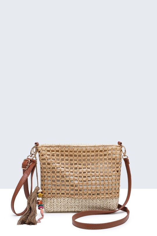 Sacs à bandoulière Maroquinerie Beige/marron A&E G8881-BV Efashion Paris