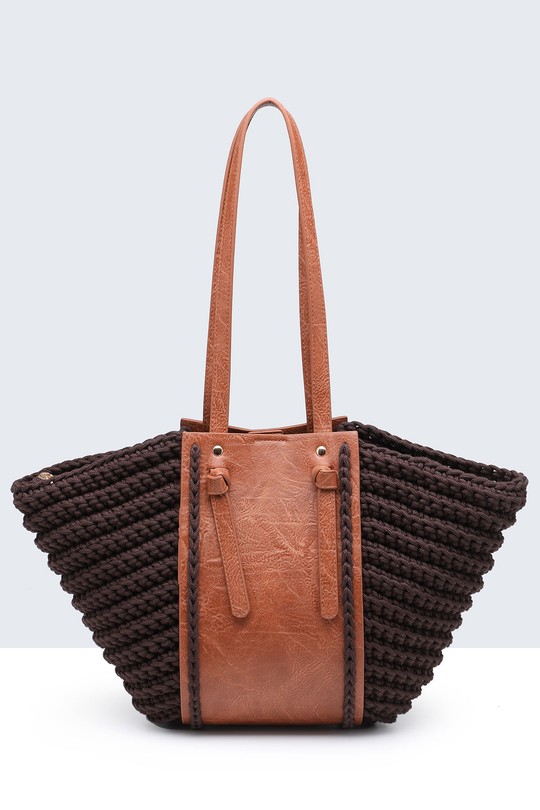Handbags Bags Brown A&E 9255-BV Efashion Paris