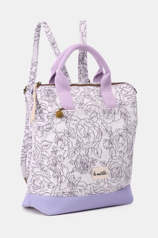Sac à dos Maroquinerie Violet A&E M127-2-89 Efashion Paris