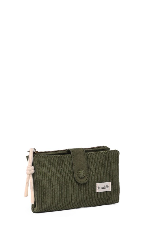 Petite maroquinerie Maroquinerie Olive A&E M123-83-Olive-Green Efashion Paris