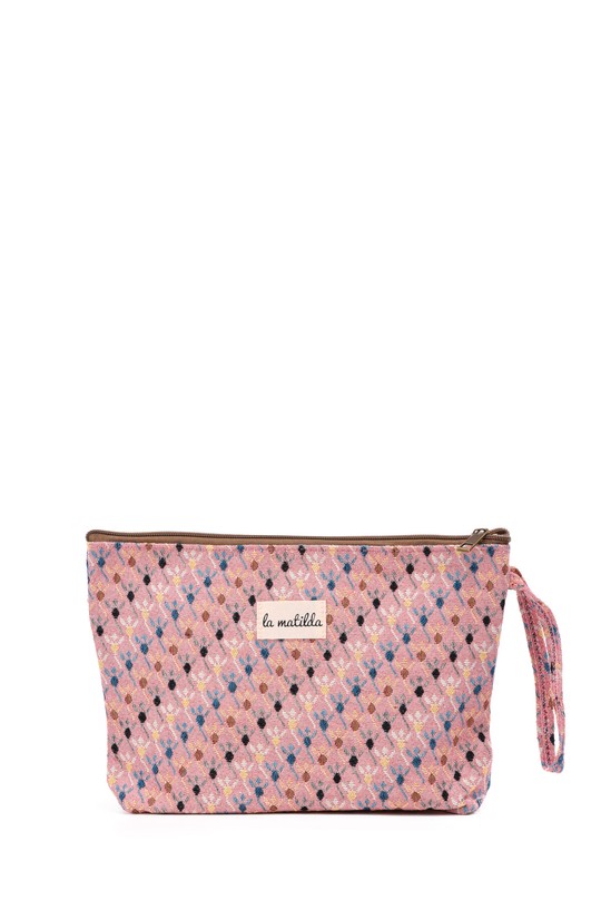 Pochettes Maroquinerie Rose A&E M115-119 Efashion Paris