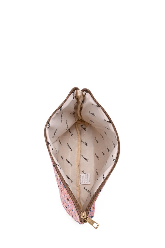 Pochettes Maroquinerie Rose A&E M115-119 Efashion Paris