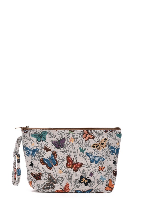 Pochettes Maroquinerie Blanc A&E M115-116 Efashion Paris