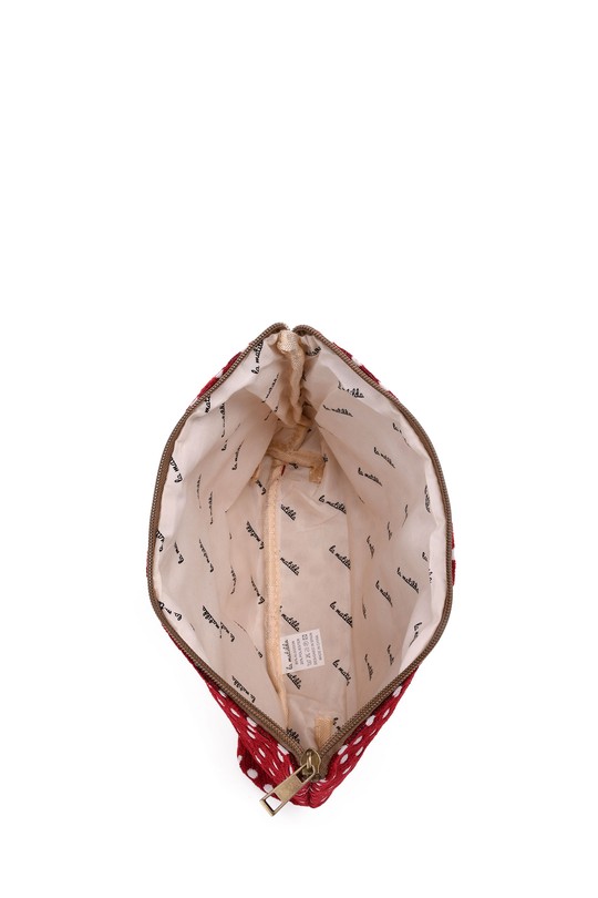 Pochettes Maroquinerie Rouge A&E M115-92 Efashion Paris