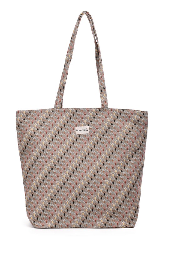 Cabas Maroquinerie Beige A&E M105-118 Efashion Paris