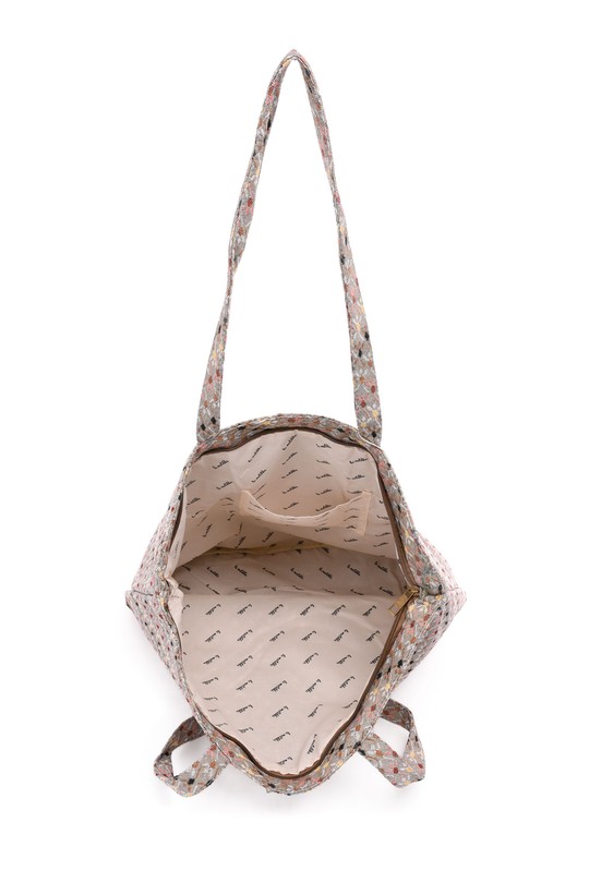 Cabas Maroquinerie Beige A&E M105-118 Efashion Paris
