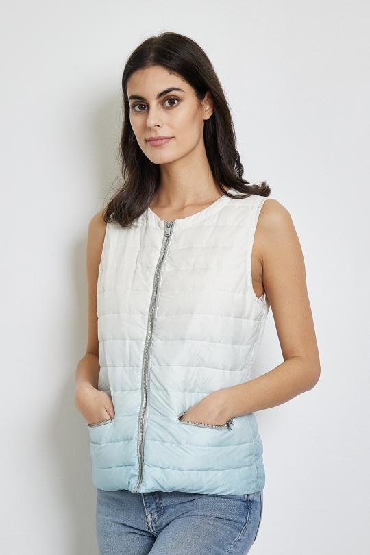 Doudounes Femme Bleu FRIME 1584 Efashion Paris