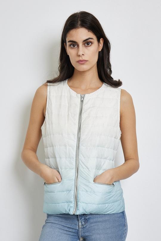 Doudounes Femme Bleu FRIME 1584 Efashion Paris