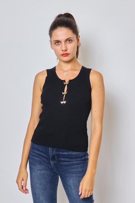 Vests Women Pink FRIME FM510 Efashion Paris