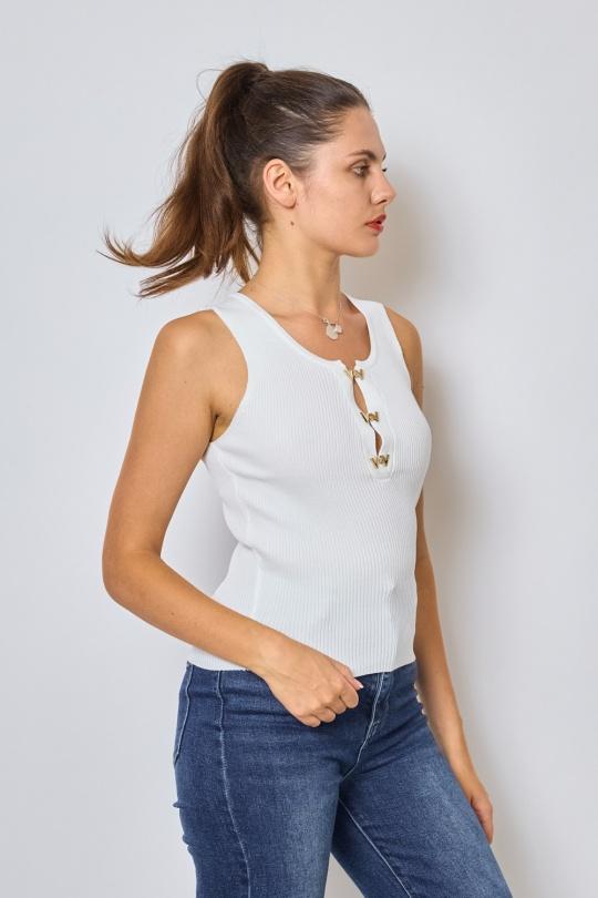 Vests Women Pink FRIME FM510 Efashion Paris