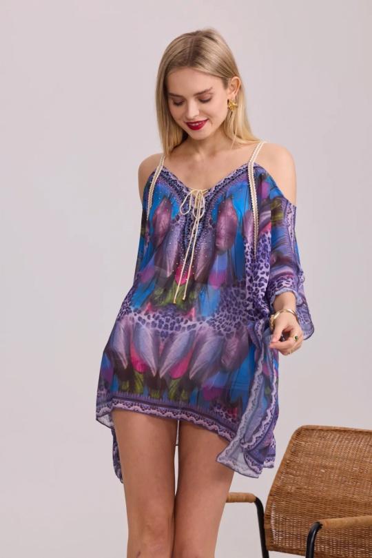 Tops Femme Violet FRIME 5227 Efashion Paris