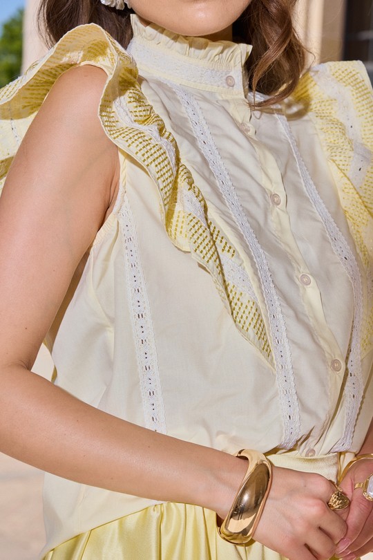 Chemises Femme Blanc FRIME FM2623 Efashion Paris