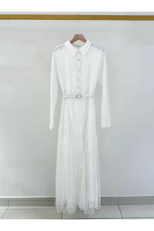 Robes longues Femme Noir FRIME 2659 Efashion Paris