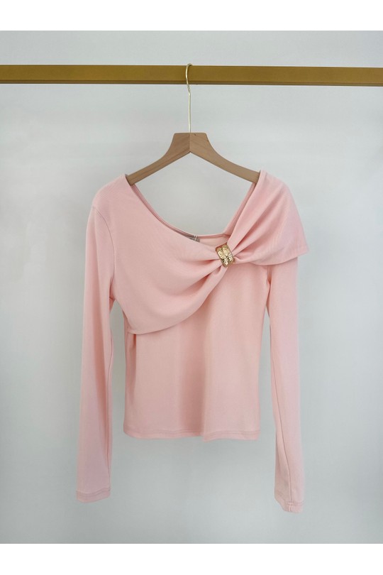 Tops Femme Rose FRIME FM2698 Efashion Paris