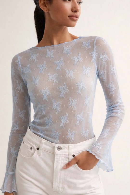 Tops Femme Bleu FRIME 2723 Efashion Paris