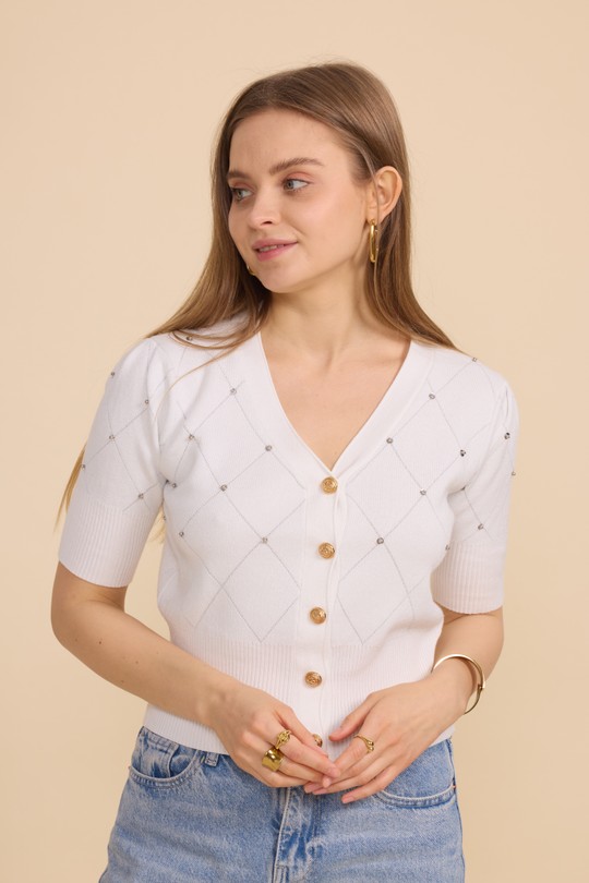 Tops Femme Blanc FRIME 563 Efashion Paris