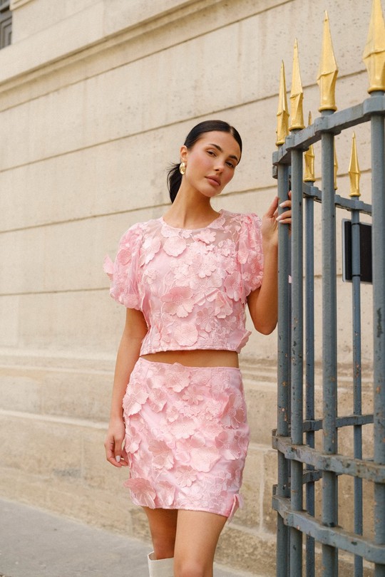Tops Femme Rose FRIME 2813 Efashion Paris