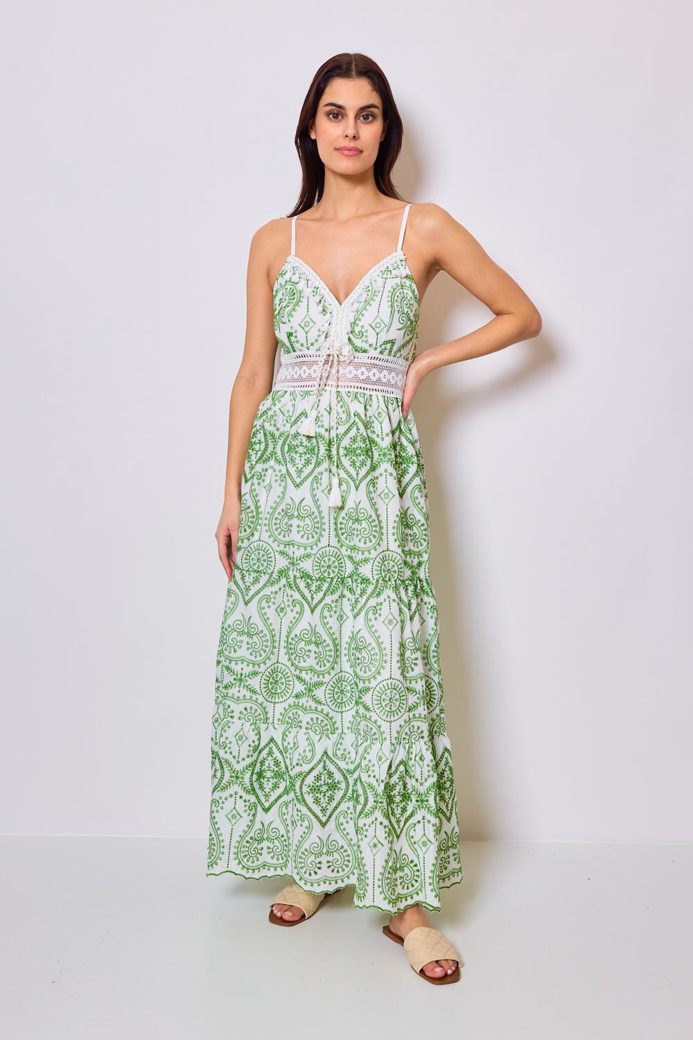 Maxi dresses Women Green FRIME FM-2423  #c Efashion Paris