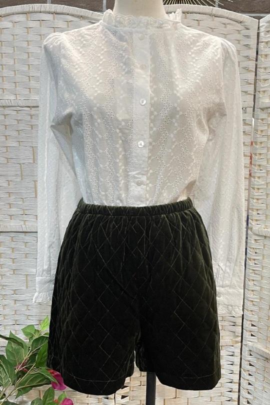 Shorts Femme Kaki Emi-Jo 93220 Efashion Paris