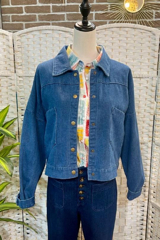 Jackets Women Blue Emi-Jo 9552-2 Efashion Paris
