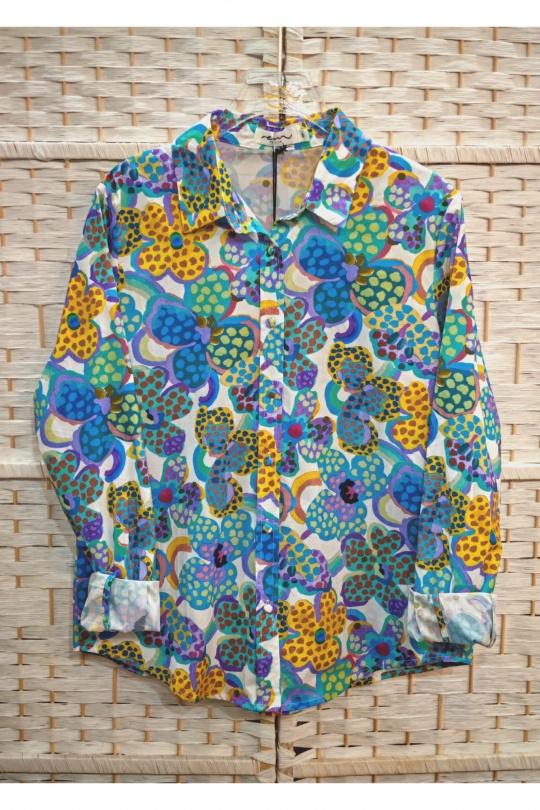 Camisas Mujer Blue Emi-Jo 91133-693 Efashion Paris