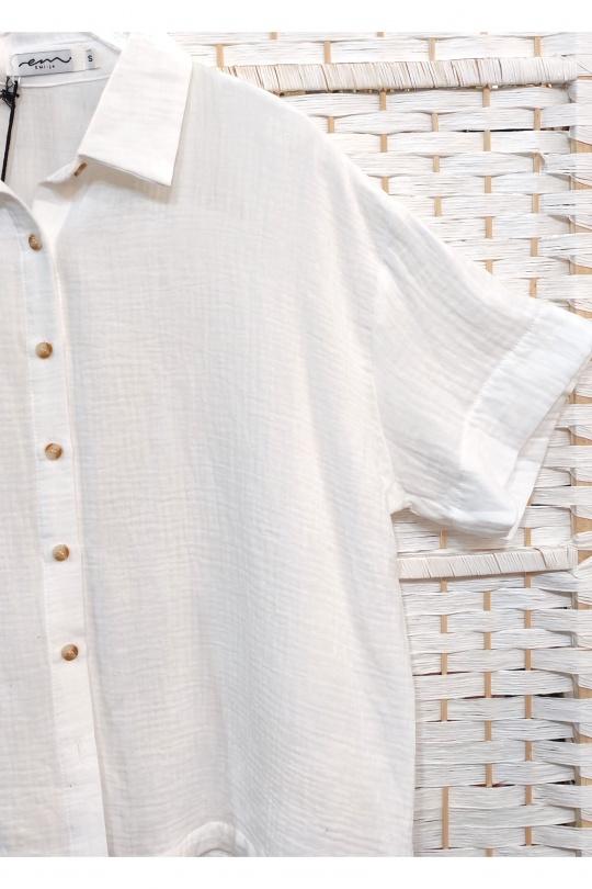 Camisas Mujer Cream Emi-Jo 911238 Efashion Paris