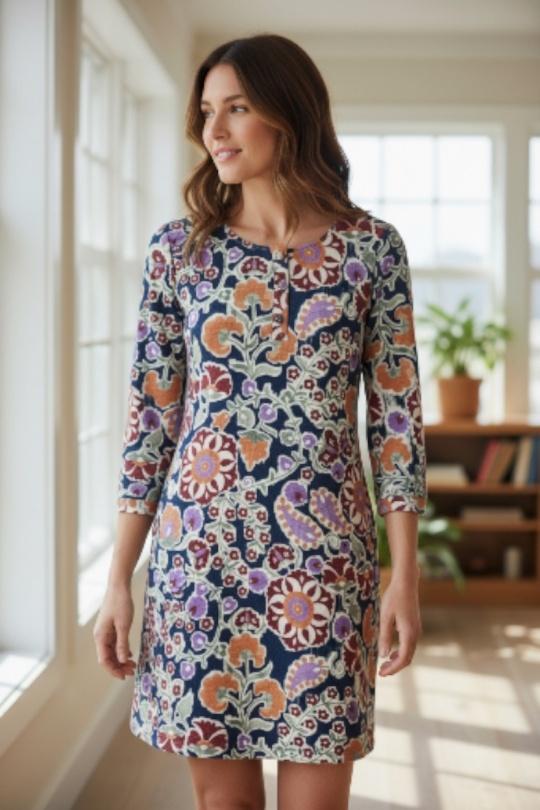 Robes courtes Femme Imprimé Emi-Jo 92803 Efashion Paris