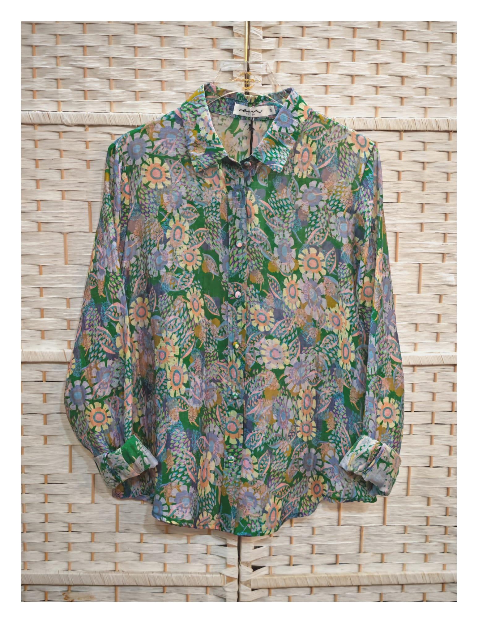 Camisas Mujer Green Emi-Jo 91133-708 #c Efashion Paris
