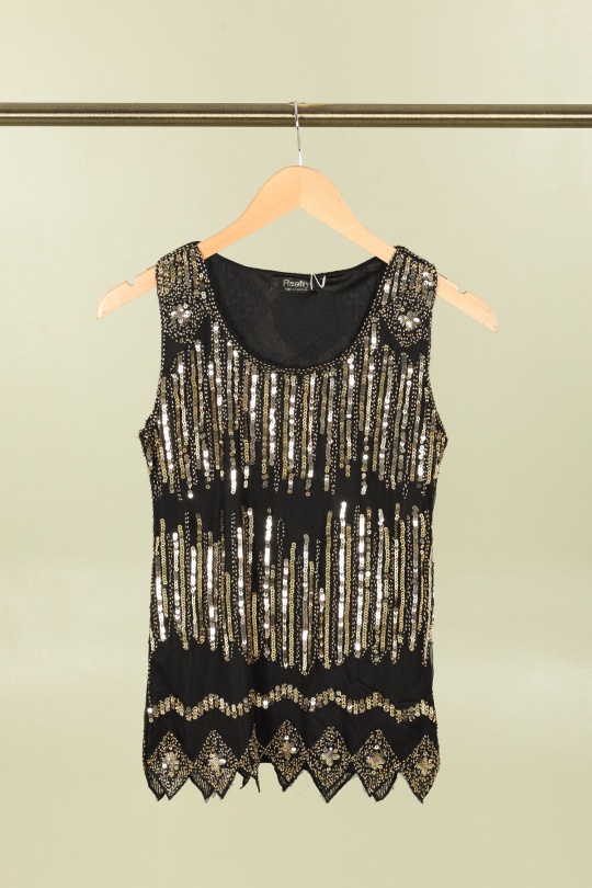 Débardeurs Femme Noir/blanc MELENA DIFFUSION 3017 Efashion Paris