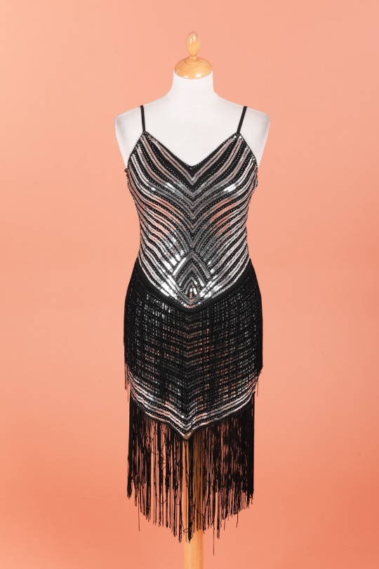 Robes mi-longues Femme Argent MELENA DIFFUSION 2069 Efashion Paris