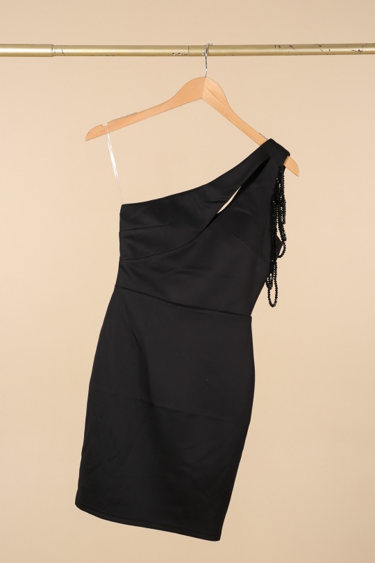 Robes courtes Femme Noir MELENA DIFFUSION 19838 Efashion Paris