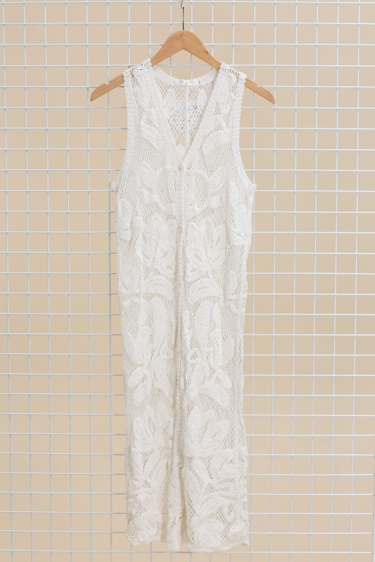 Vestidos largos Mujer White MELENA DIFFUSION Y2008 Efashion Paris