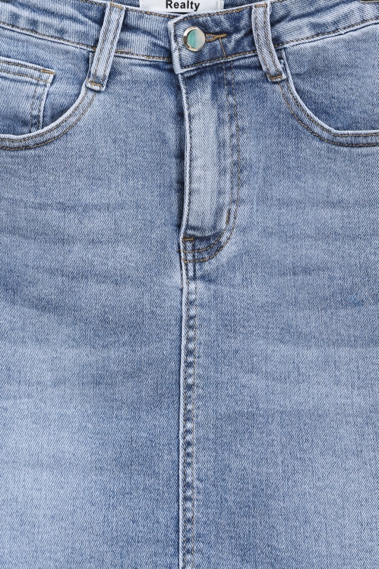 Jupes Femme Bleu clair MELENA DIFFUSION A2232 Efashion Paris