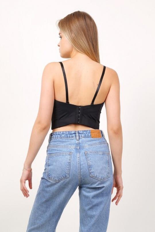 Tops Mujer Black/gold MELENA DIFFUSION 0731 Efashion Paris