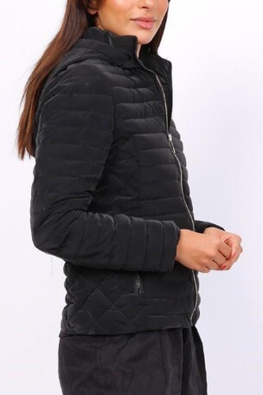 Doudounes Femme Noir MELENA DIFFUSION 905 Efashion Paris