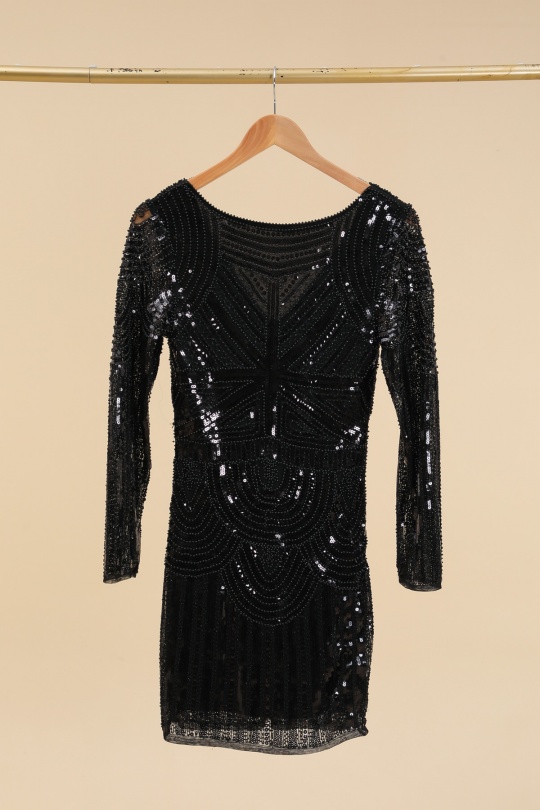 Abiti da sera Donna Black MELENA DIFFUSION F12 Efashion Paris