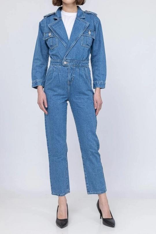Tute Donna Jean blue MELENA DIFFUSION 5015 Efashion Paris