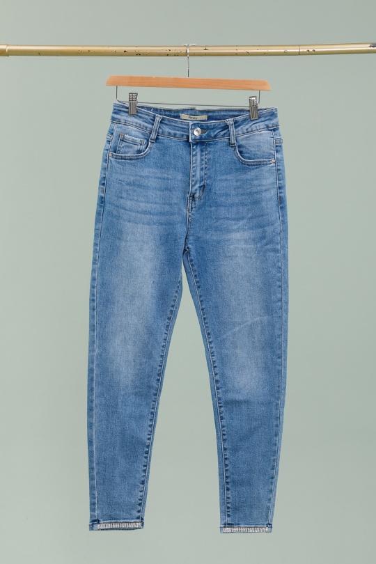 Jeans Femme Bleu MELENA DIFFUSION E2890 Efashion Paris