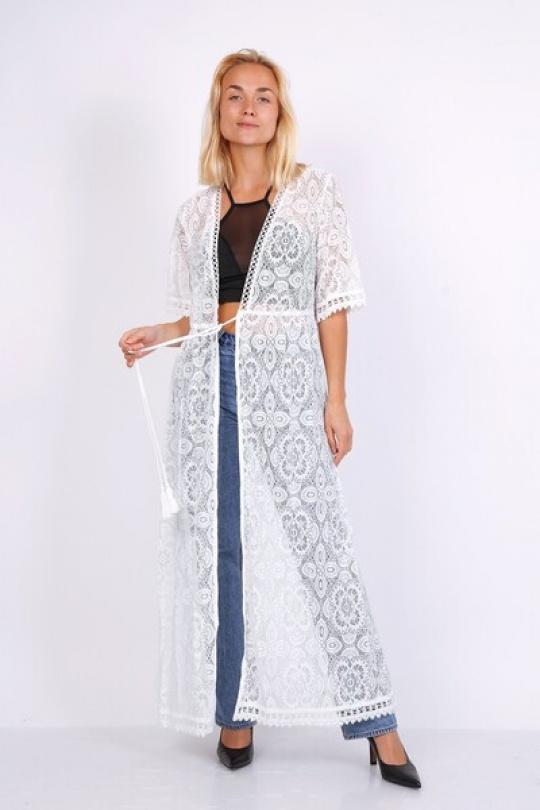 Cardigans Women White MELENA DIFFUSION N1522 Efashion Paris