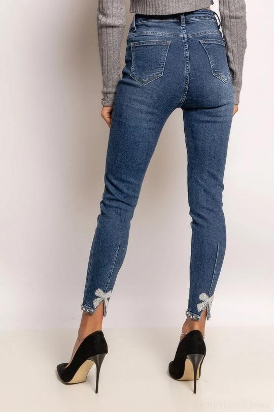 Jeans Femme Bleu foncé MELENA DIFFUSION E2876 Efashion Paris