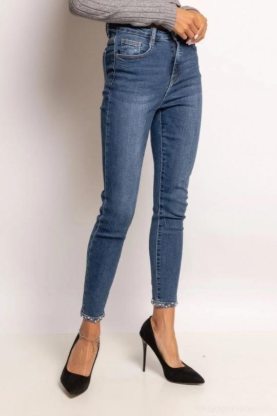 Jeans Femme Bleu foncé MELENA DIFFUSION E2876 Efashion Paris