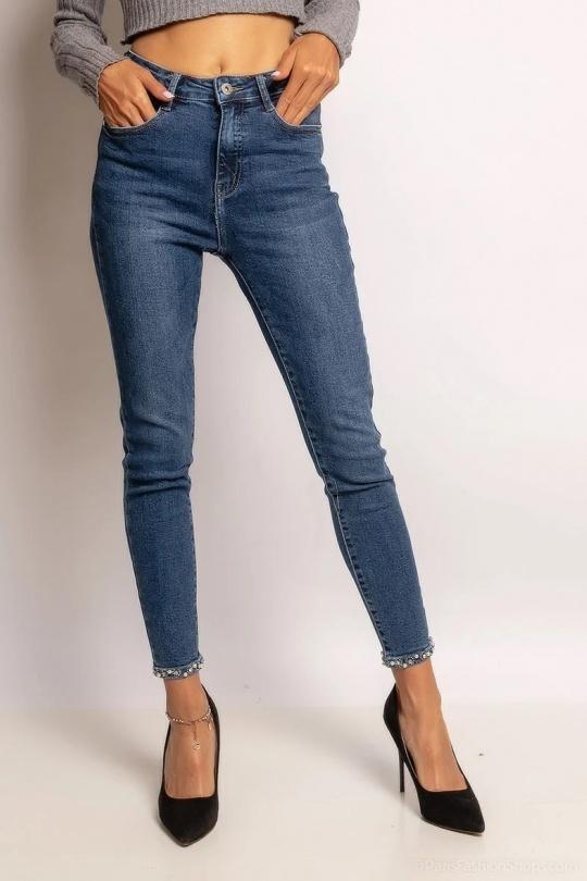 Jeans Femme Bleu foncé MELENA DIFFUSION E2876 Efashion Paris