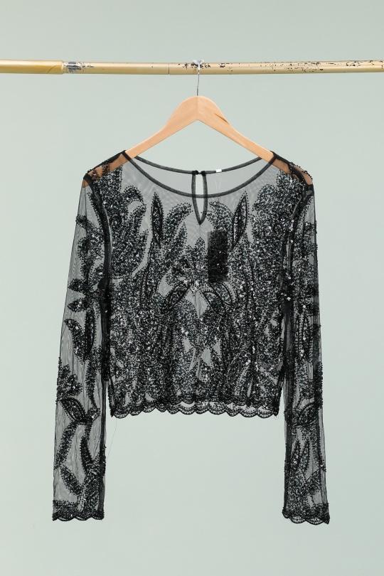 Top Donna Black MELENA DIFFUSION 1350 Efashion Paris