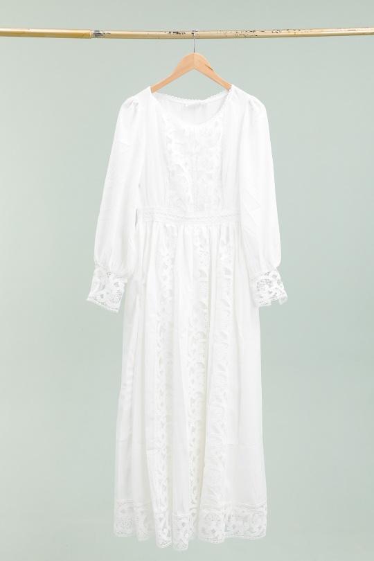 Abiti maxi Donna White MELENA DIFFUSION F053 Efashion Paris
