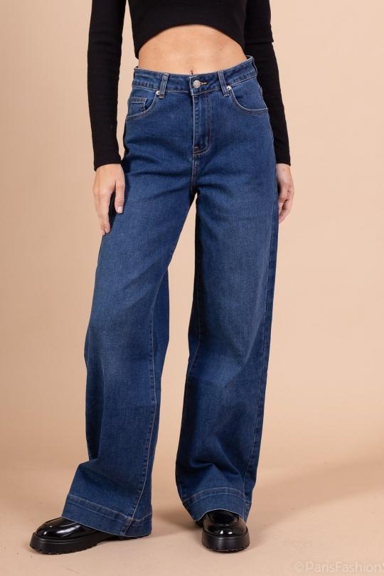 Jeans Femme Bleu foncé MELENA DIFFUSION WS010 Efashion Paris