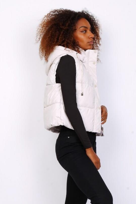 Doudounes Femme Noir MELENA DIFFUSION B7004 Efashion Paris