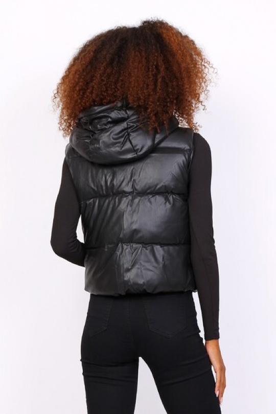 Doudounes Femme Noir MELENA DIFFUSION B7004 Efashion Paris